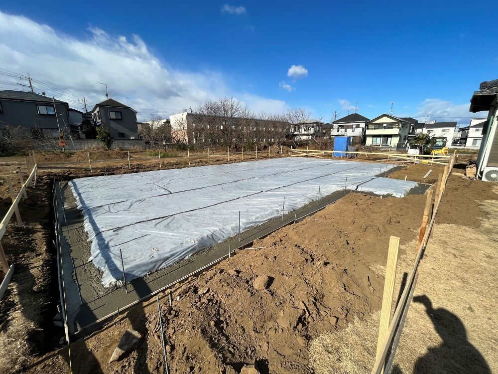 住宅の基礎工事