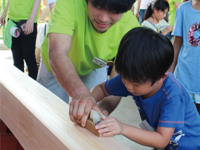 【かすかべSDGsフォーラム2024出展】親子でかんな削り体験