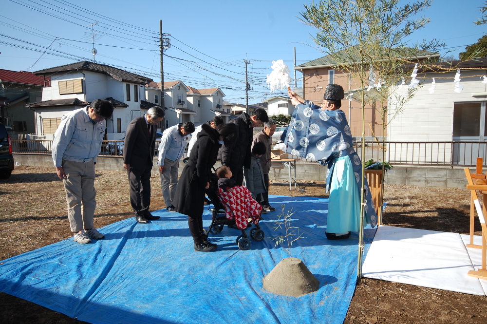 地鎮祭の風景