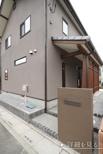 33坪2階建ての外観