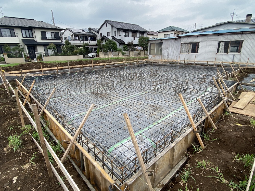 基礎配筋工事