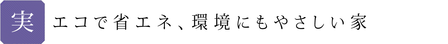 省エネ住宅