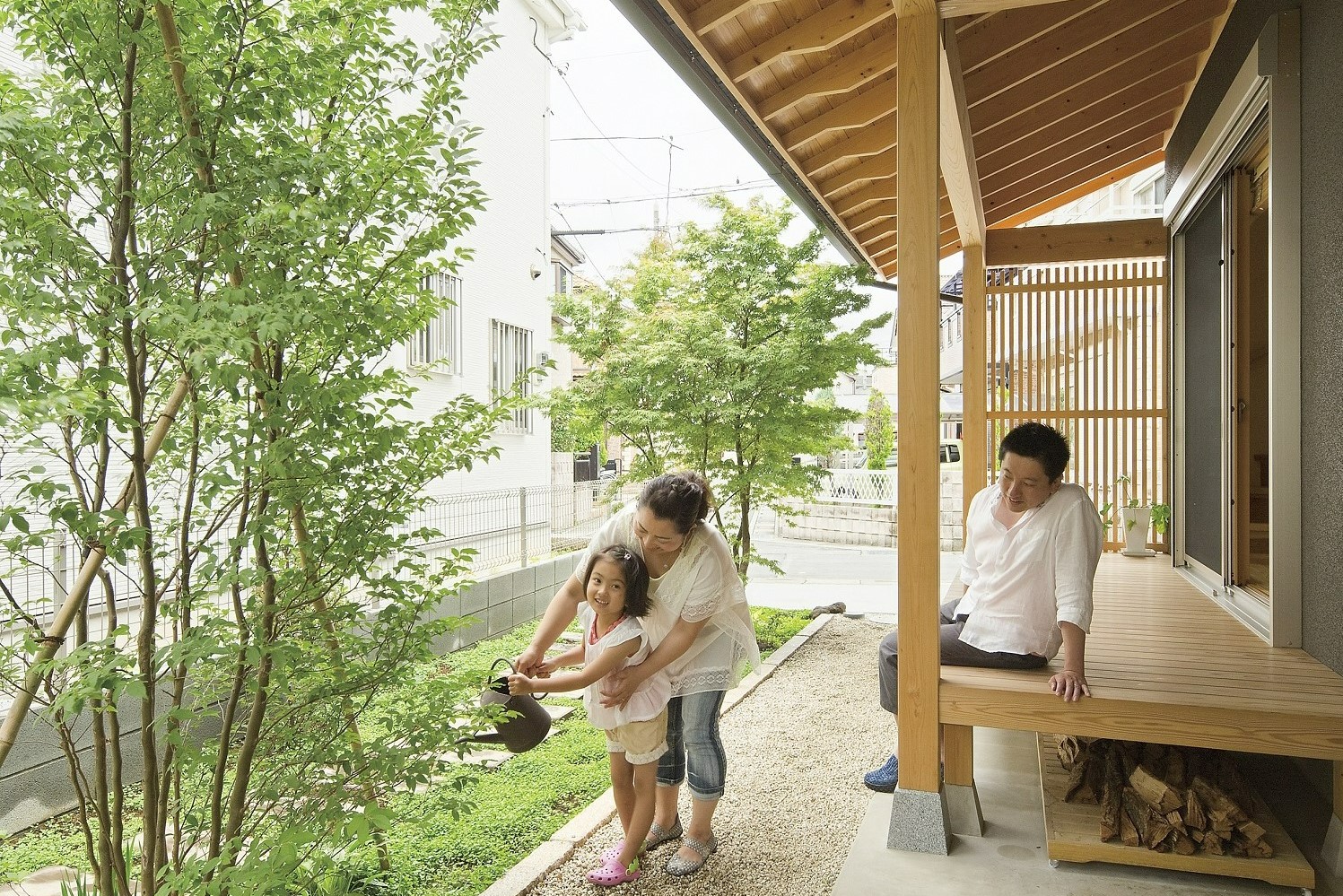 庇のある注文住宅