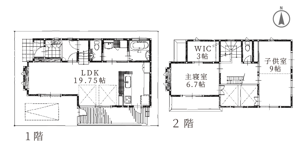 春日部市展示場間取り
