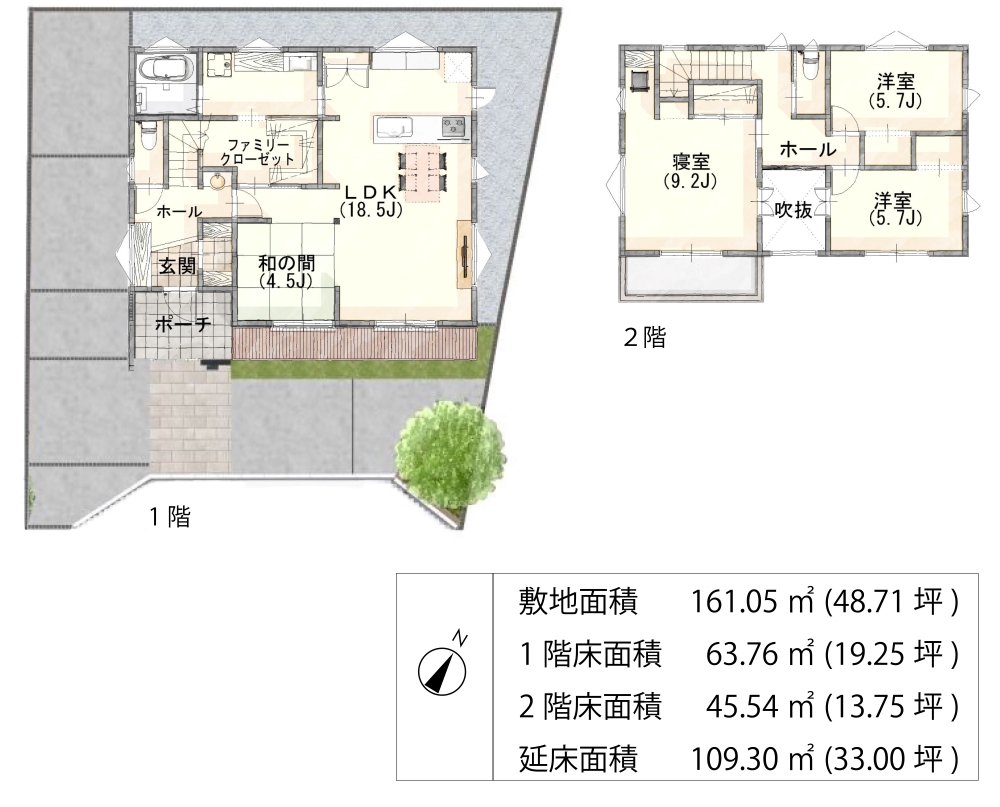 D号棟間取り