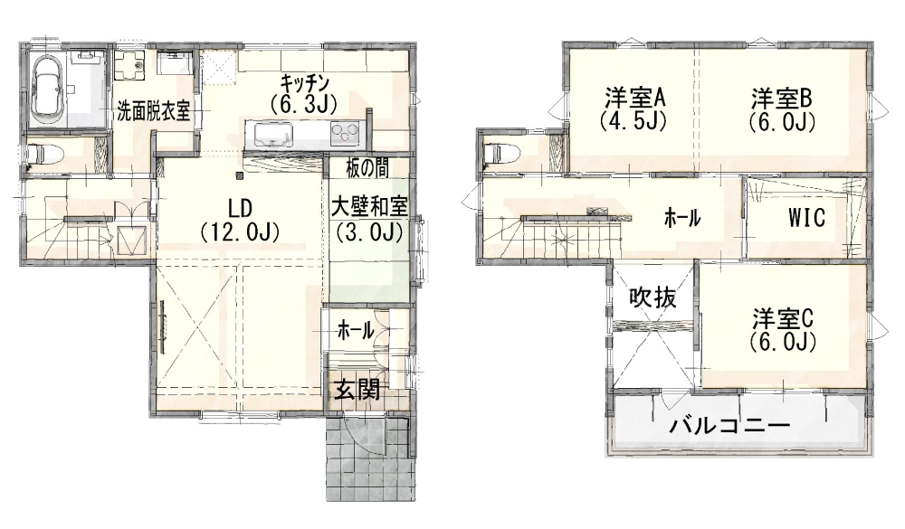 完成見学会間取り