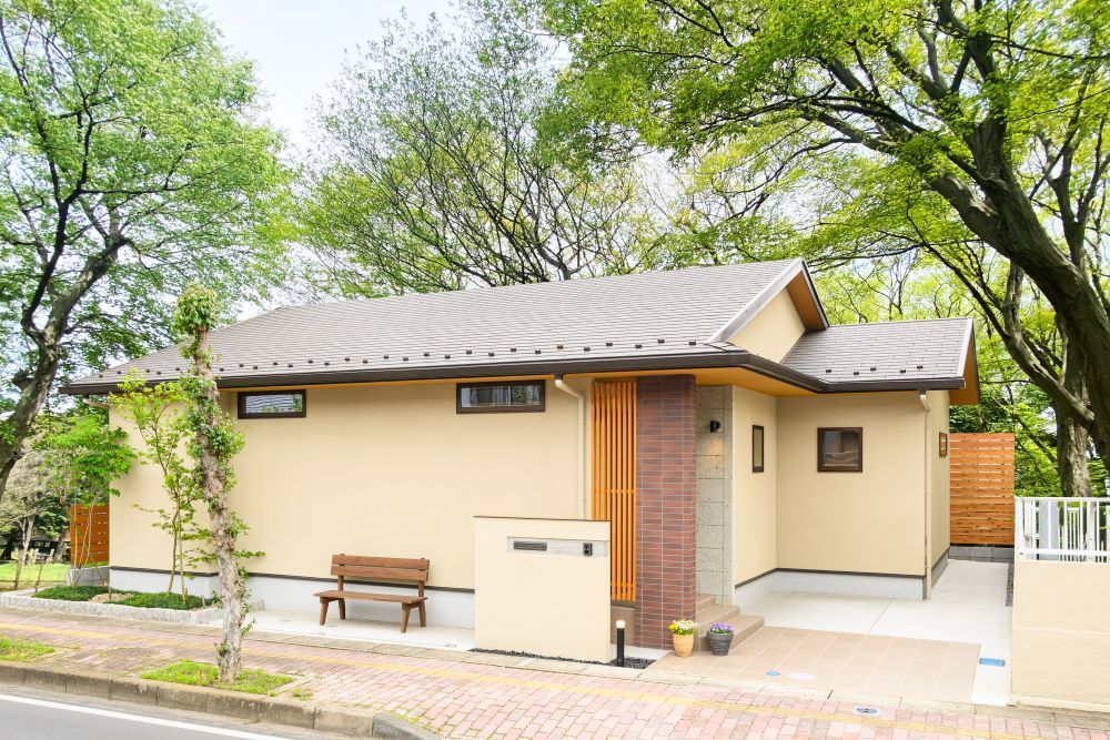 平屋モデルハウス 外観全体像