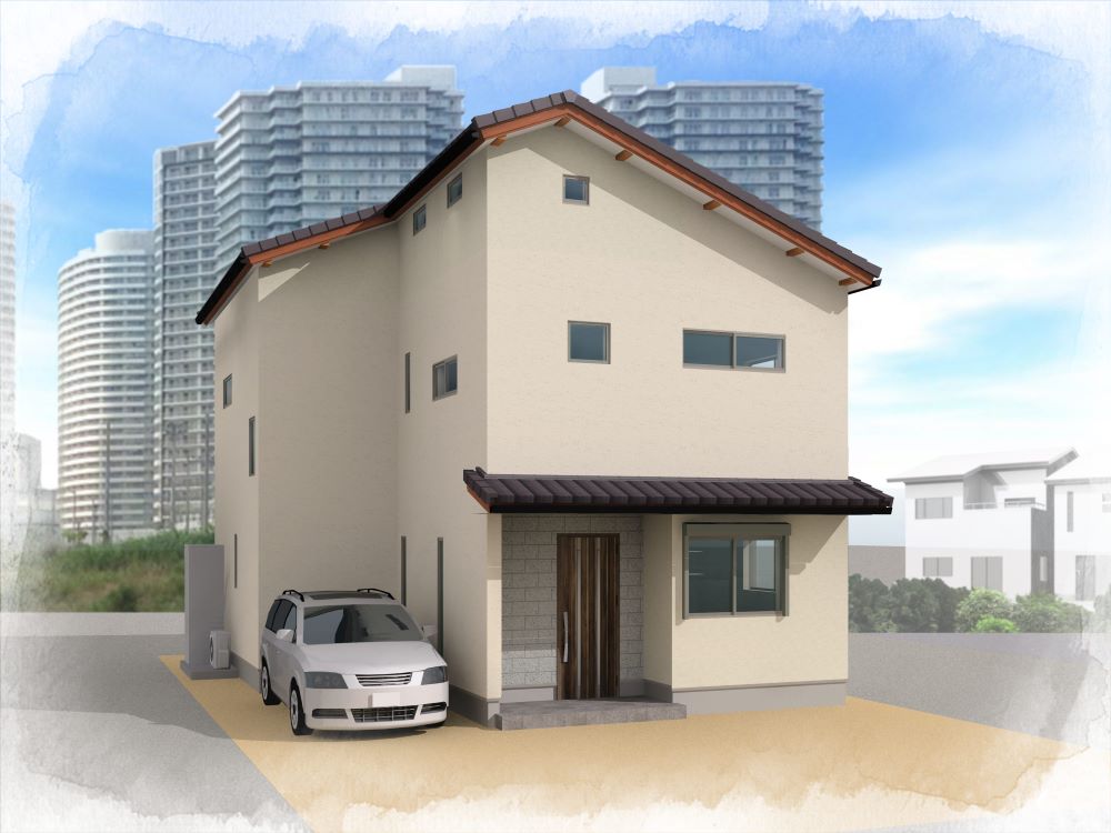 注文住宅外観イメージパース