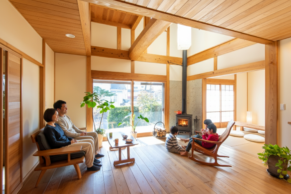 埼玉県春日部市薪ストーブ体験