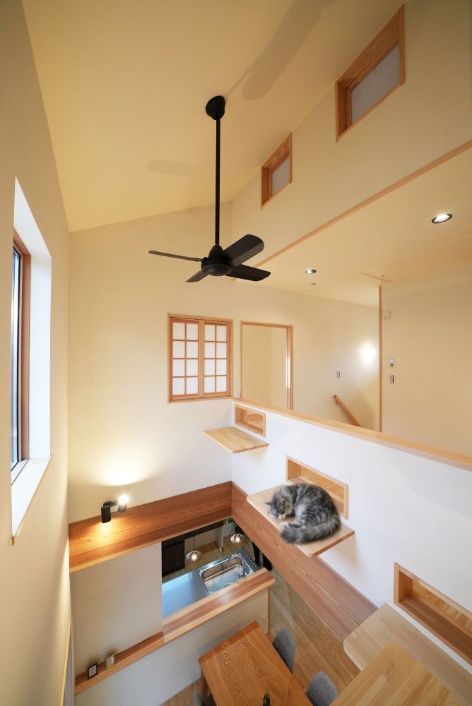 猫が日向ぼっこできるキャットウォーク