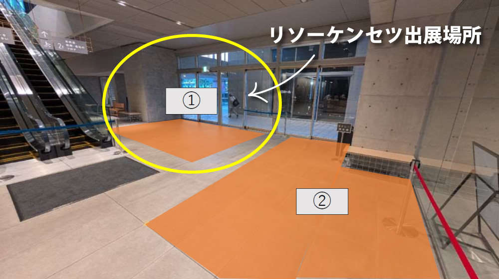 春日部市役所イベント出展場所