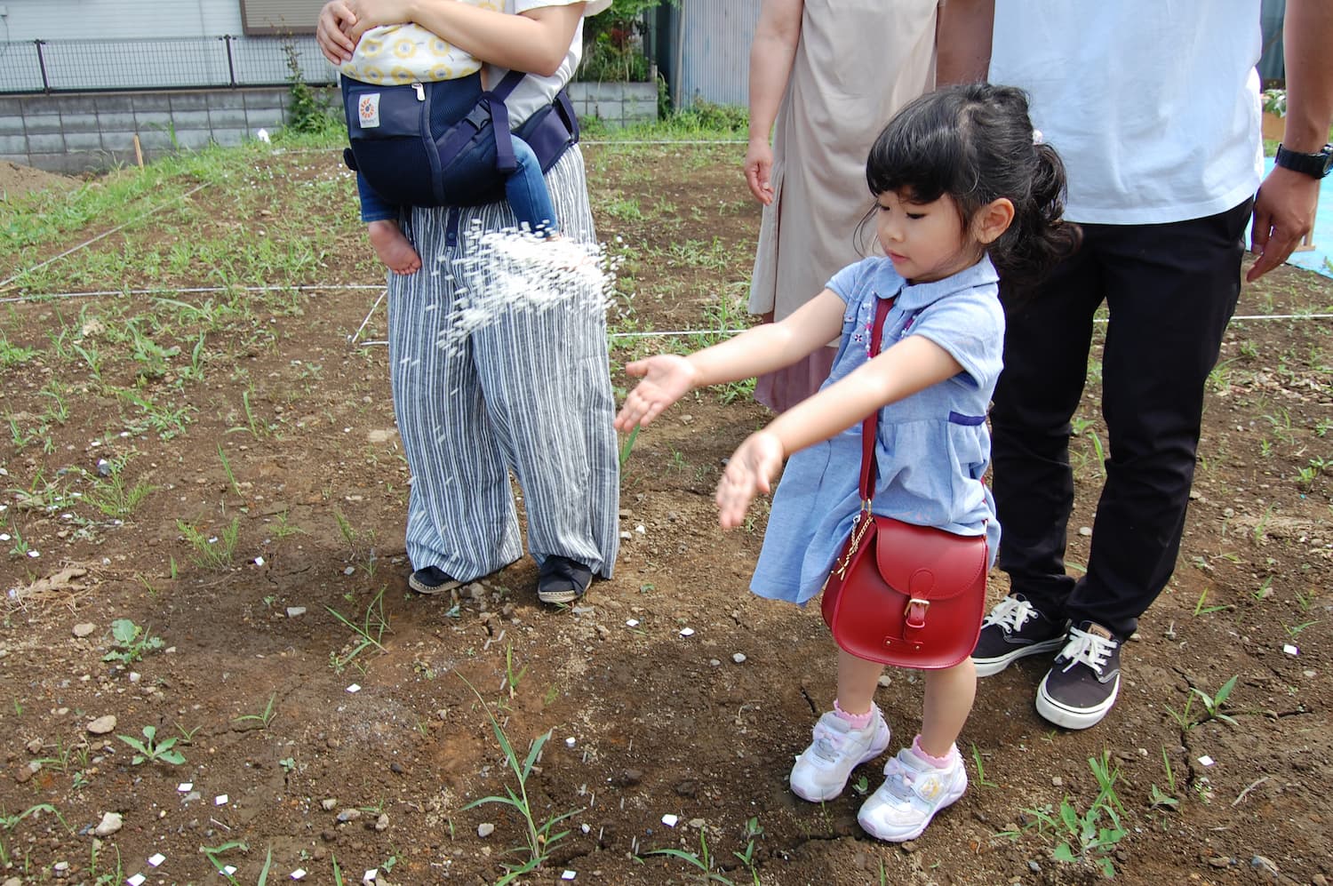 地鎮祭の様子