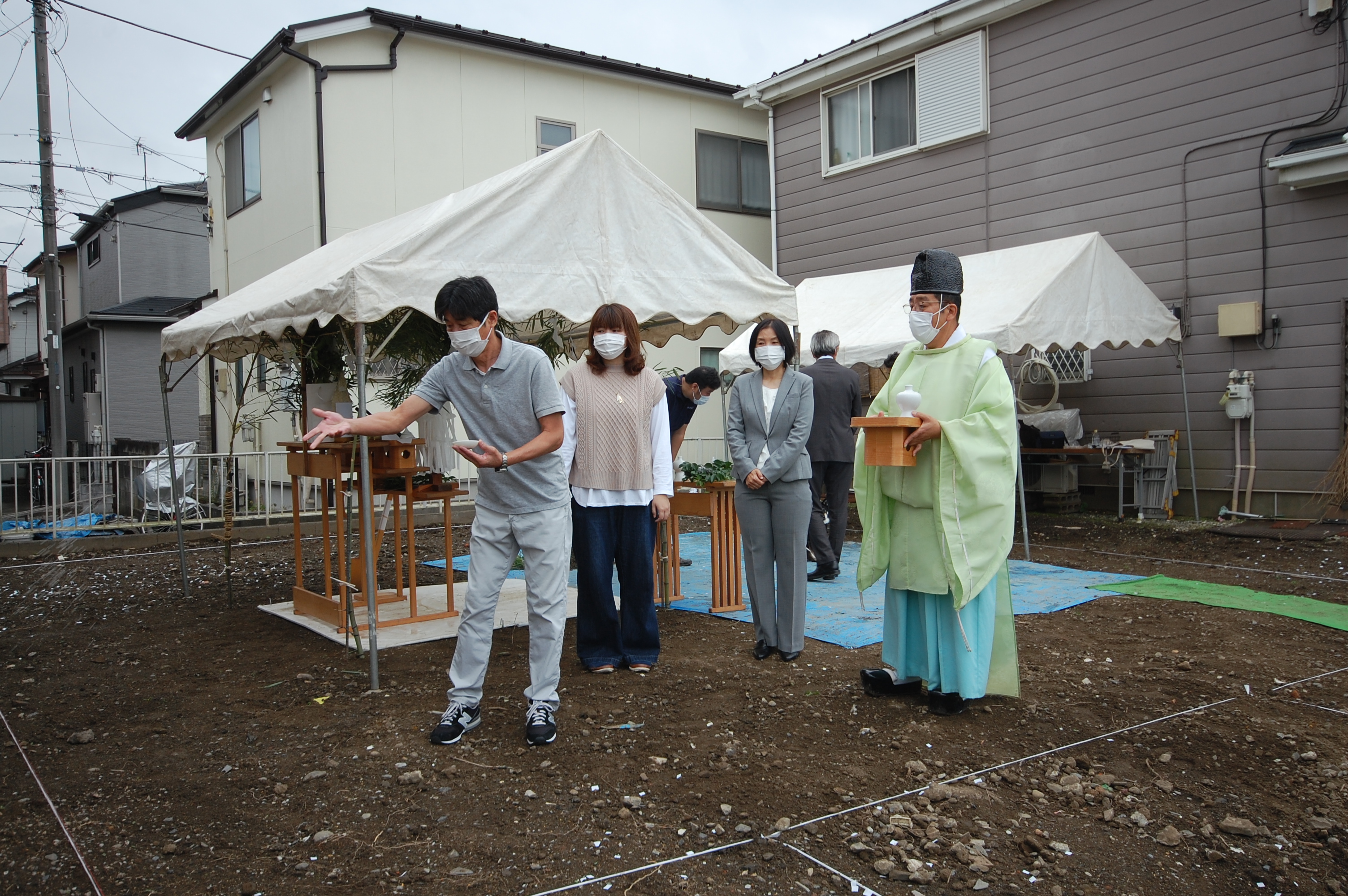 地鎮祭のお清め