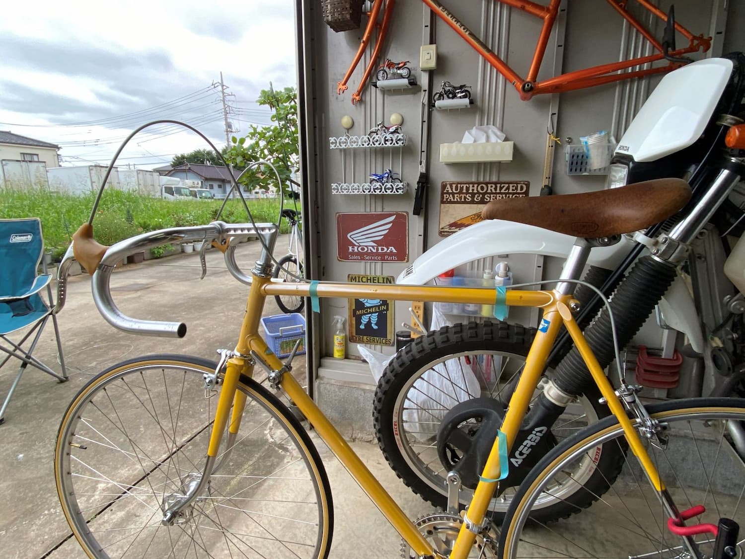 自転車の組付け