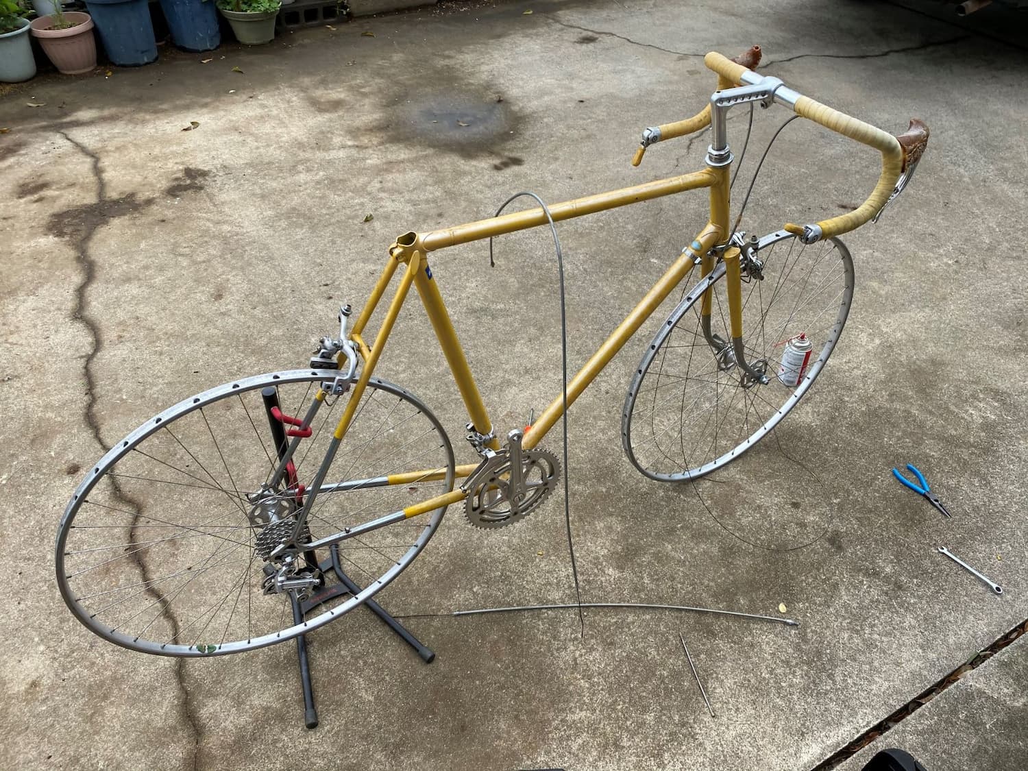 男の隠れ家 ビンテージ自転車 再生1 リソーケンセツのブログ 埼玉注文