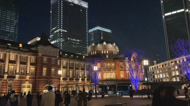 東京駅のイルミネーション