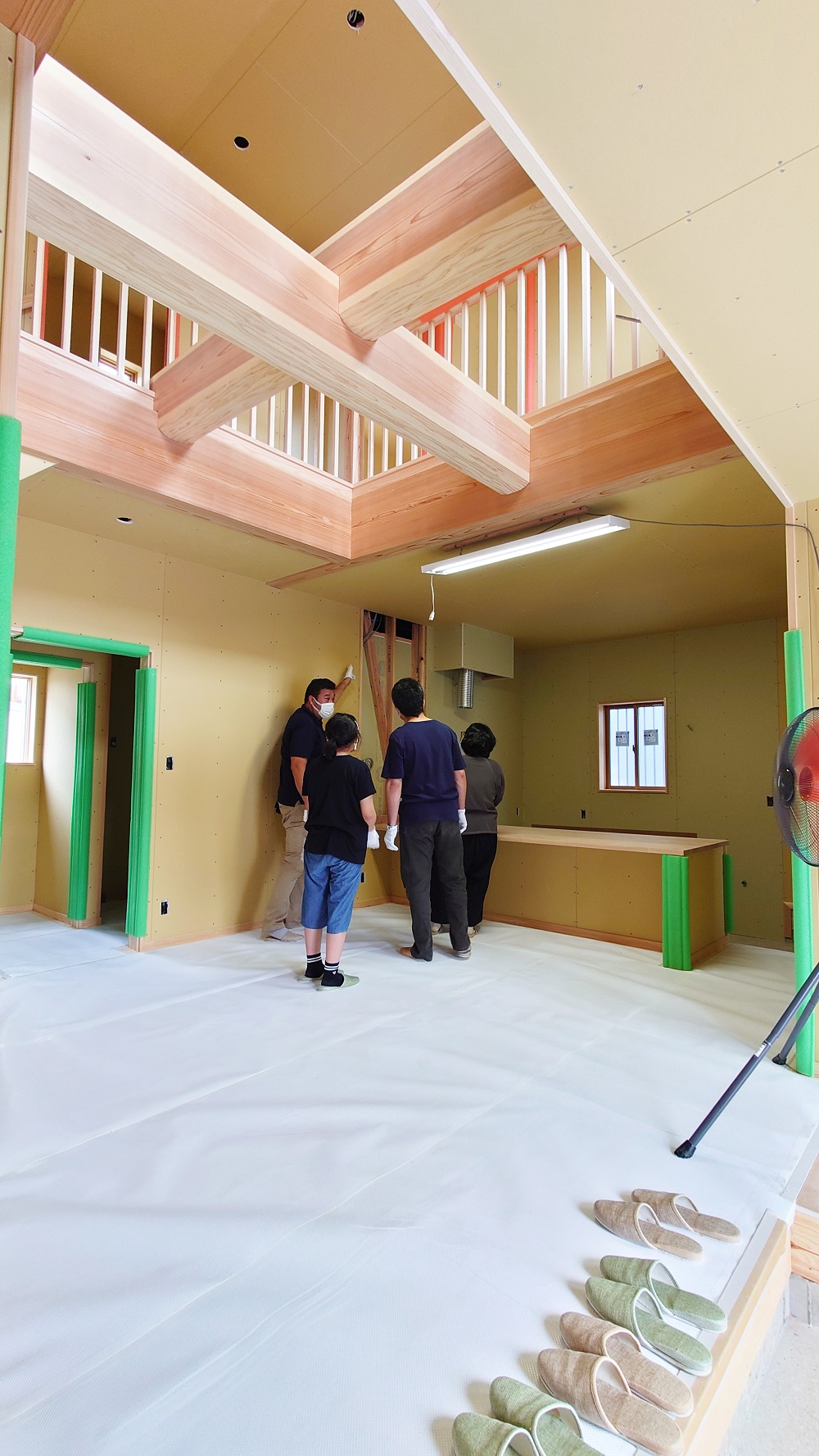 構造見学会の様子