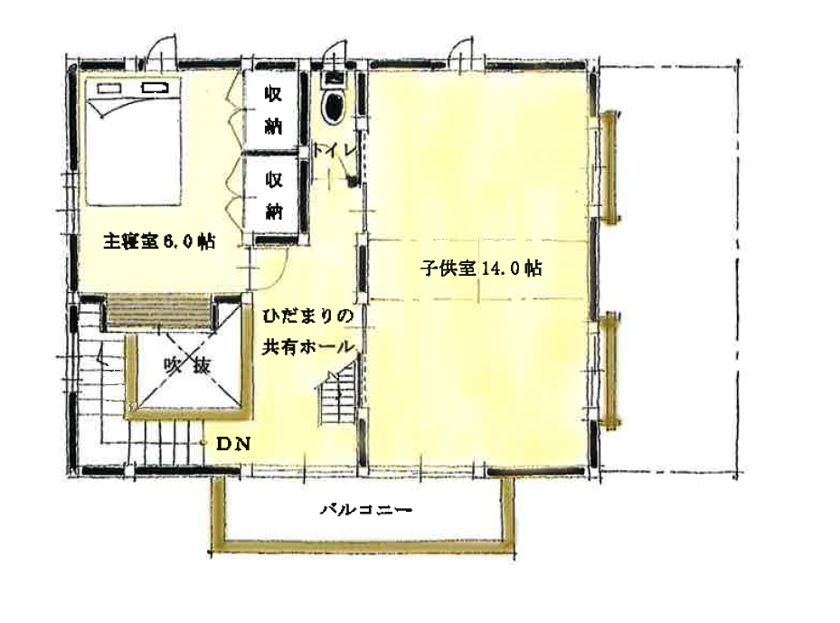 間取り図2階