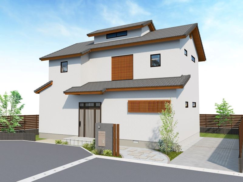 野田市モデル棟H区画外観イメージ