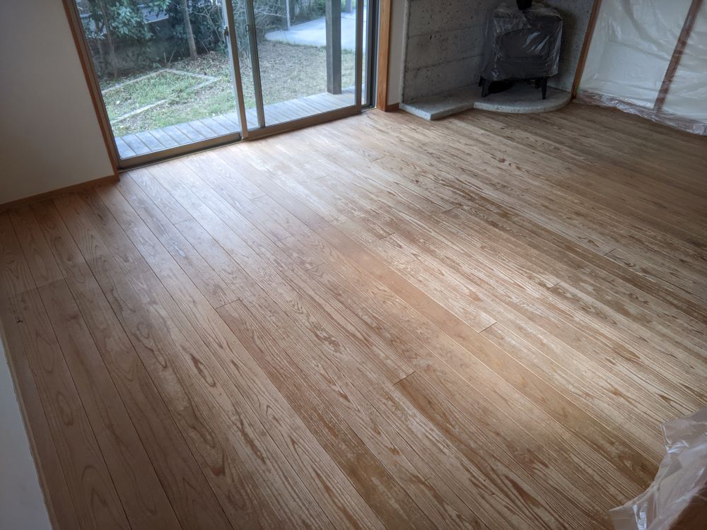 無垢床リフォームbefore