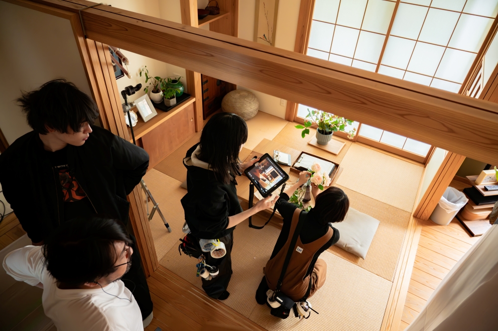 野田市展示場 撮影の様子