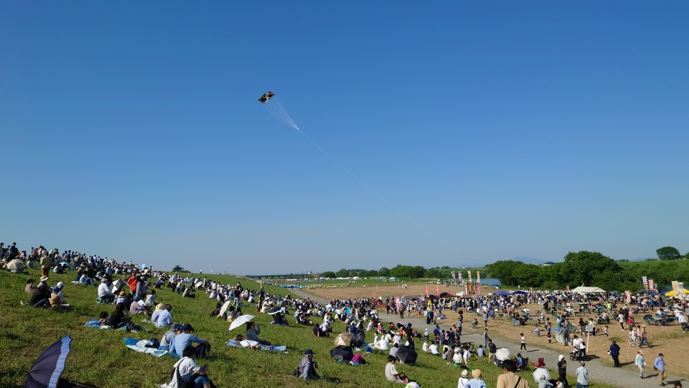 大凧あげ祭り会場全体