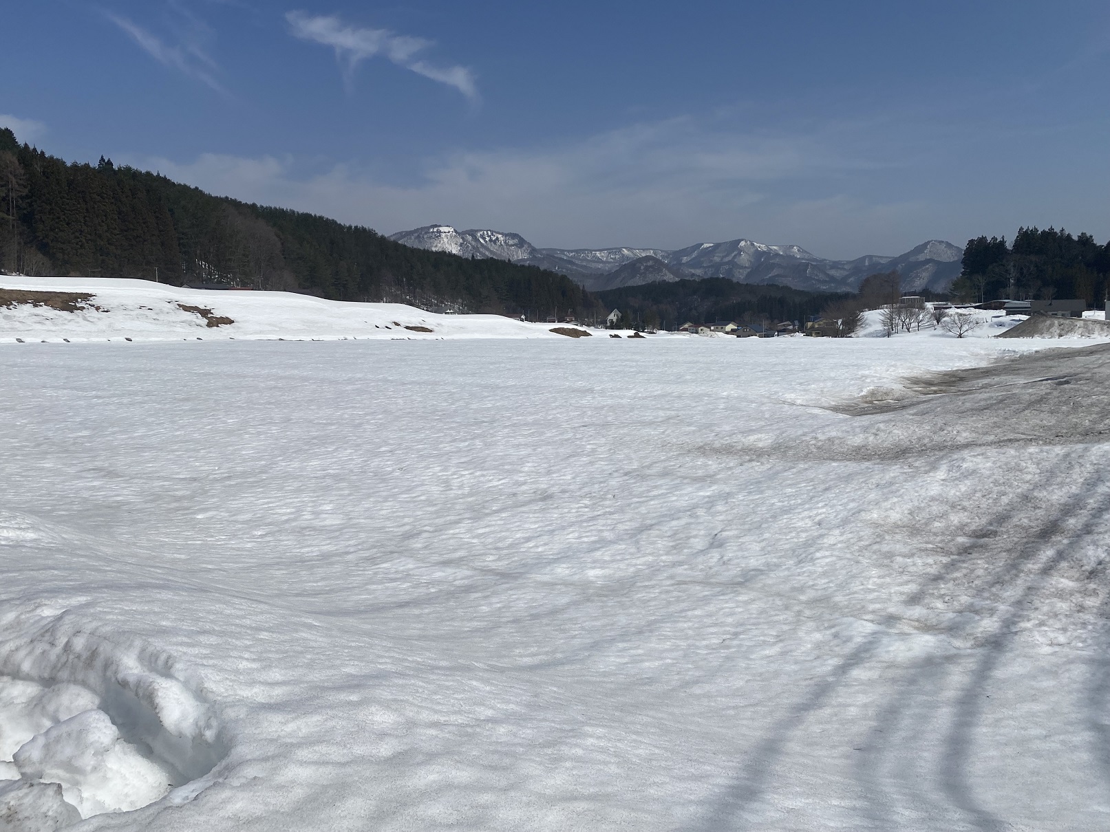 林道の入り口付近