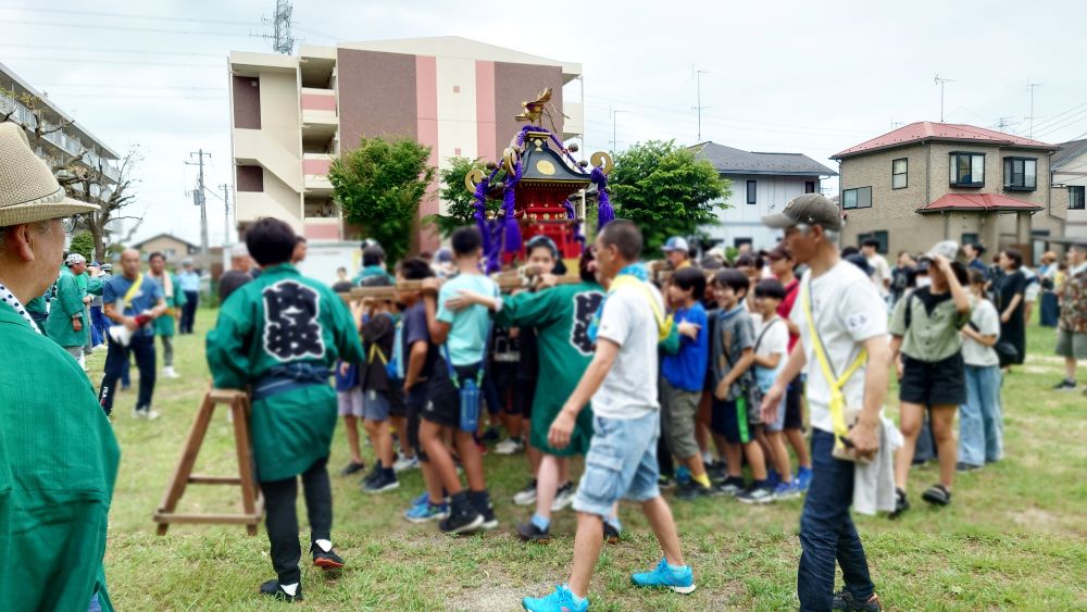 内牧地区の子供神輿