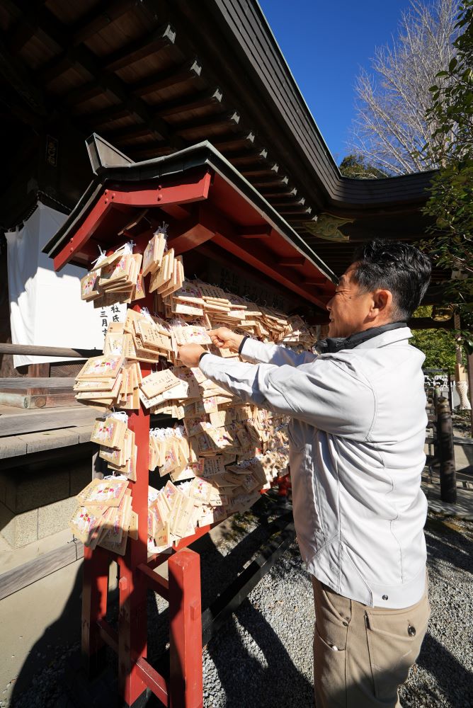 春日部八幡神社の絵馬奉納