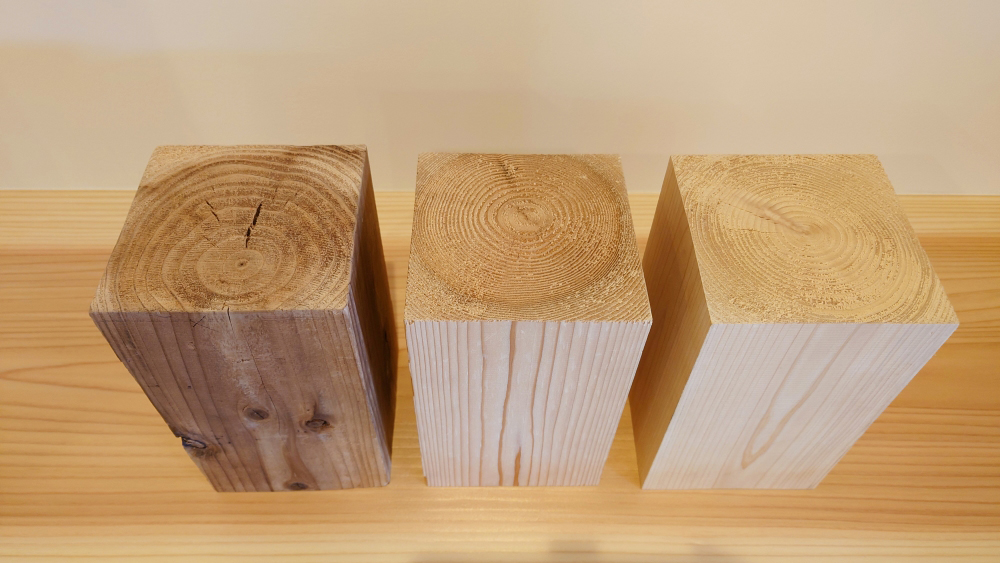 紀州材と他産地材の比較