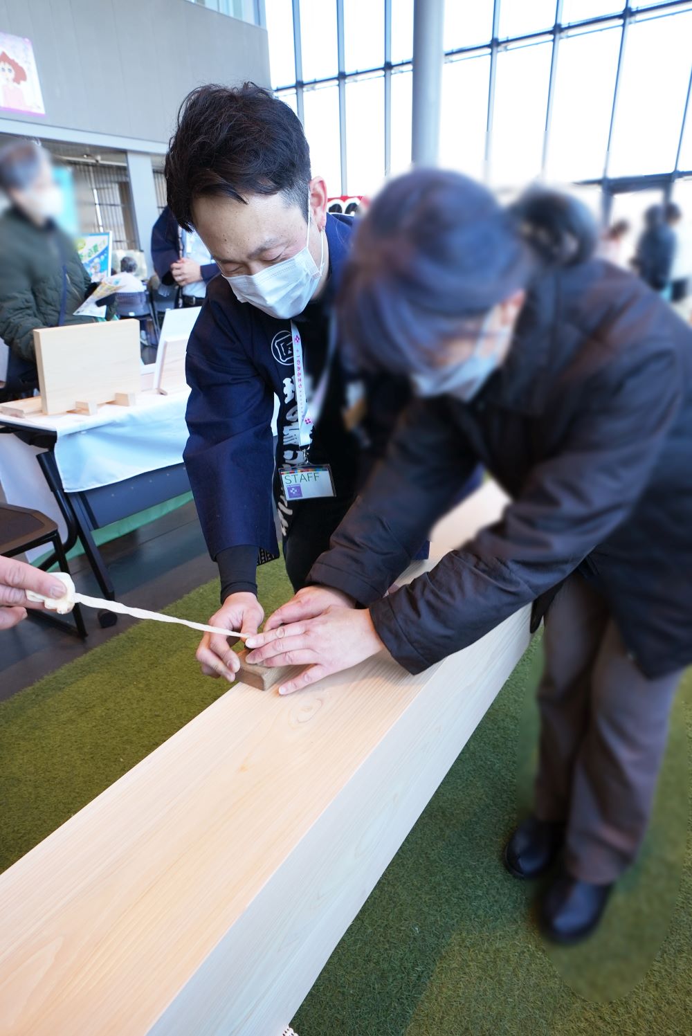 かんな削り体験