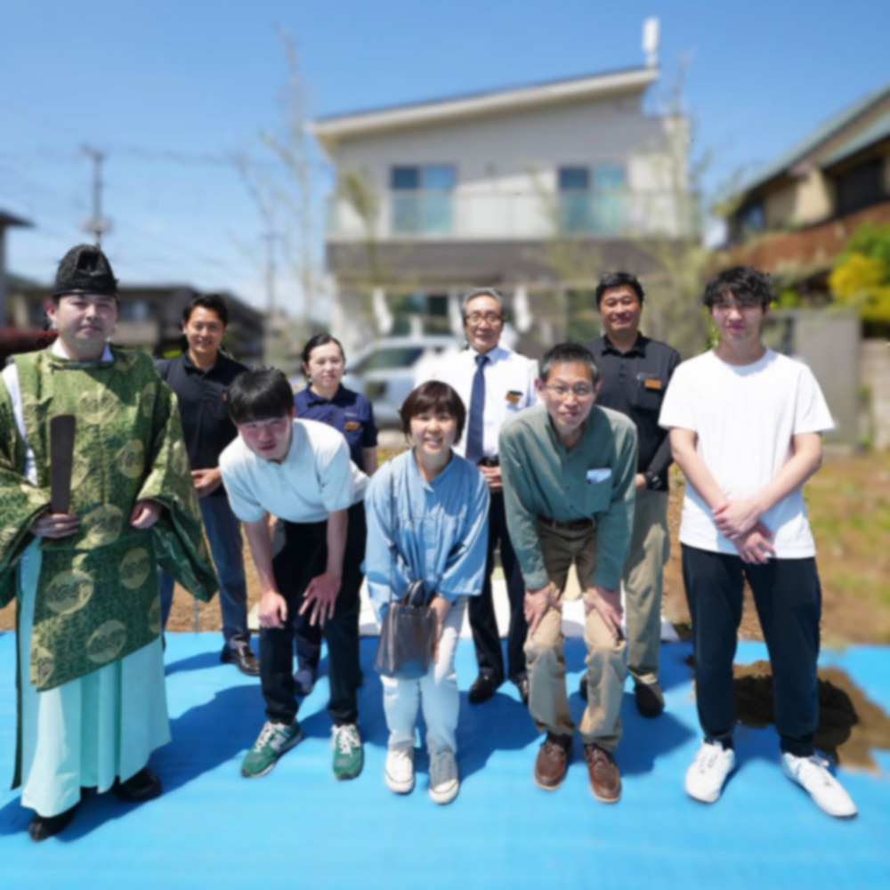 市川市地鎮祭　記念撮影