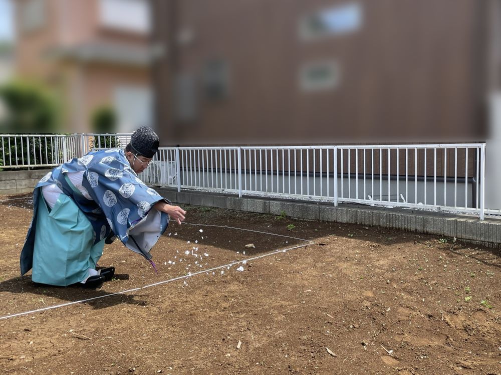 地鎮祭　四方祓