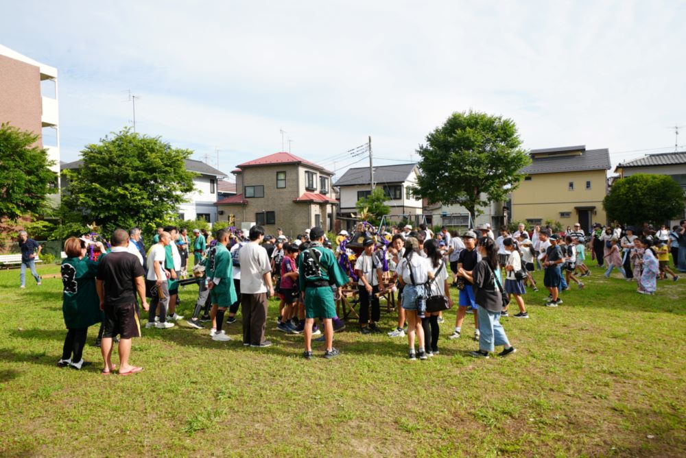 内牧地区の子供神輿