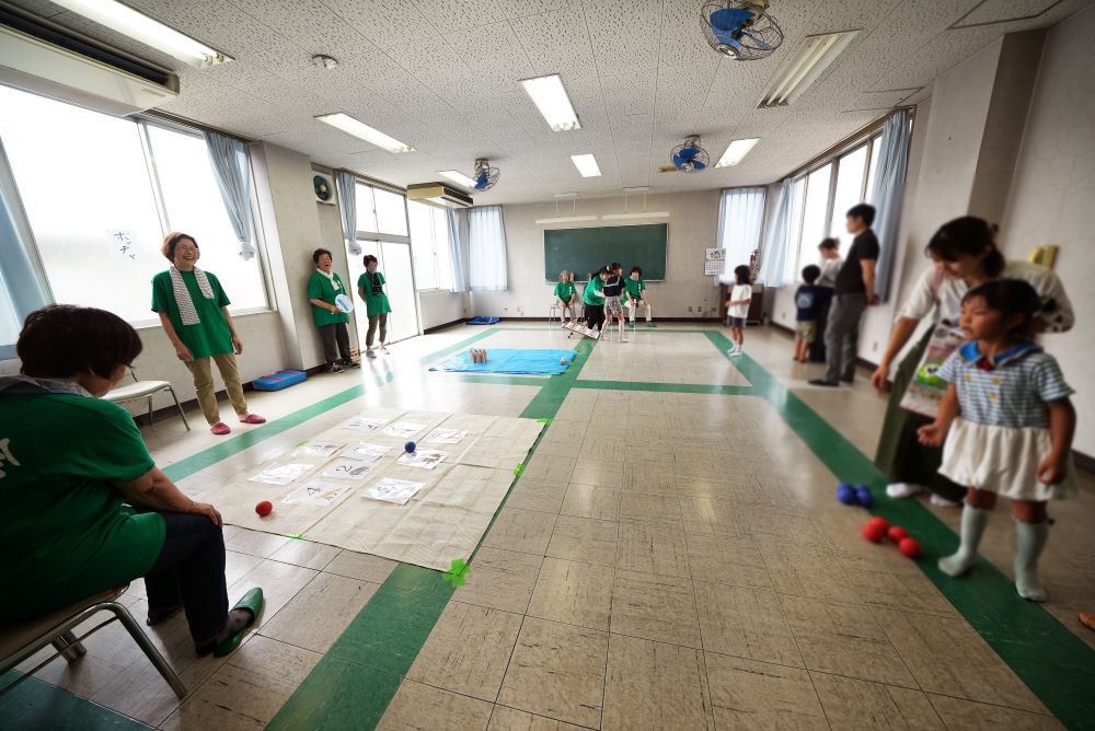 内牧地区の子ども祭りの様子