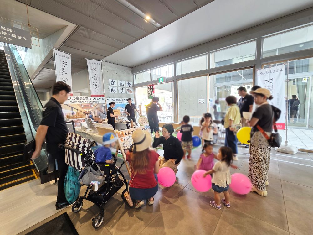 ホームカミングデイイベント会場の様子