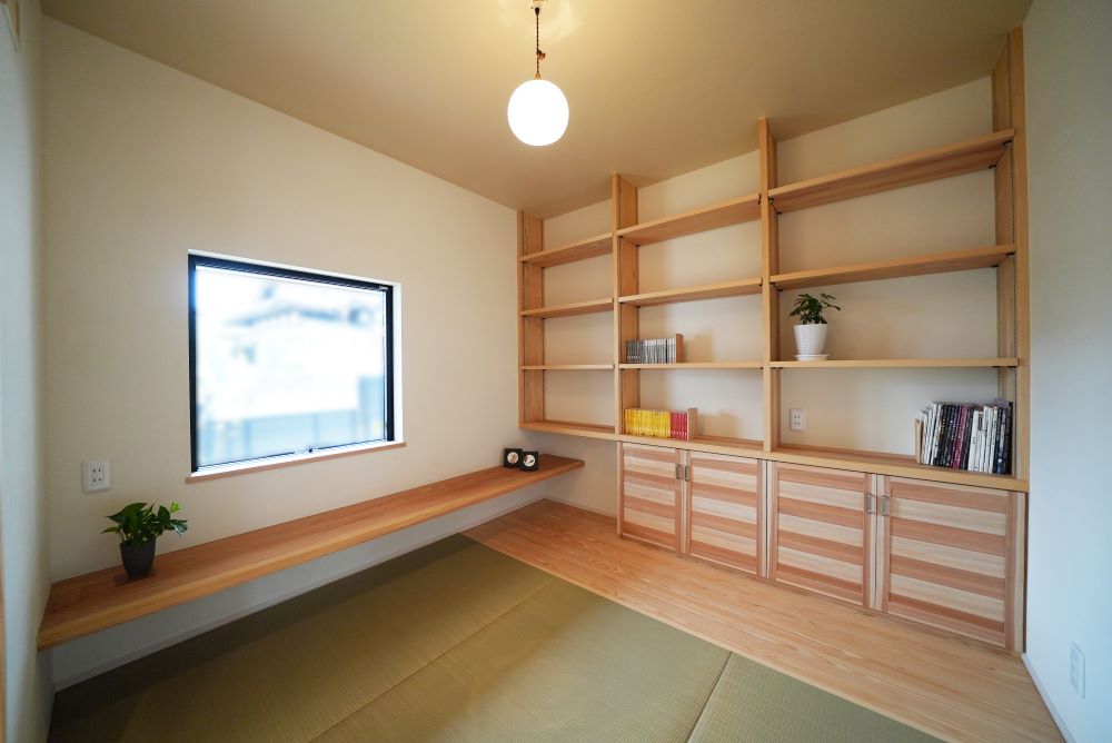 自然素材の家注文住宅　小上がり和室