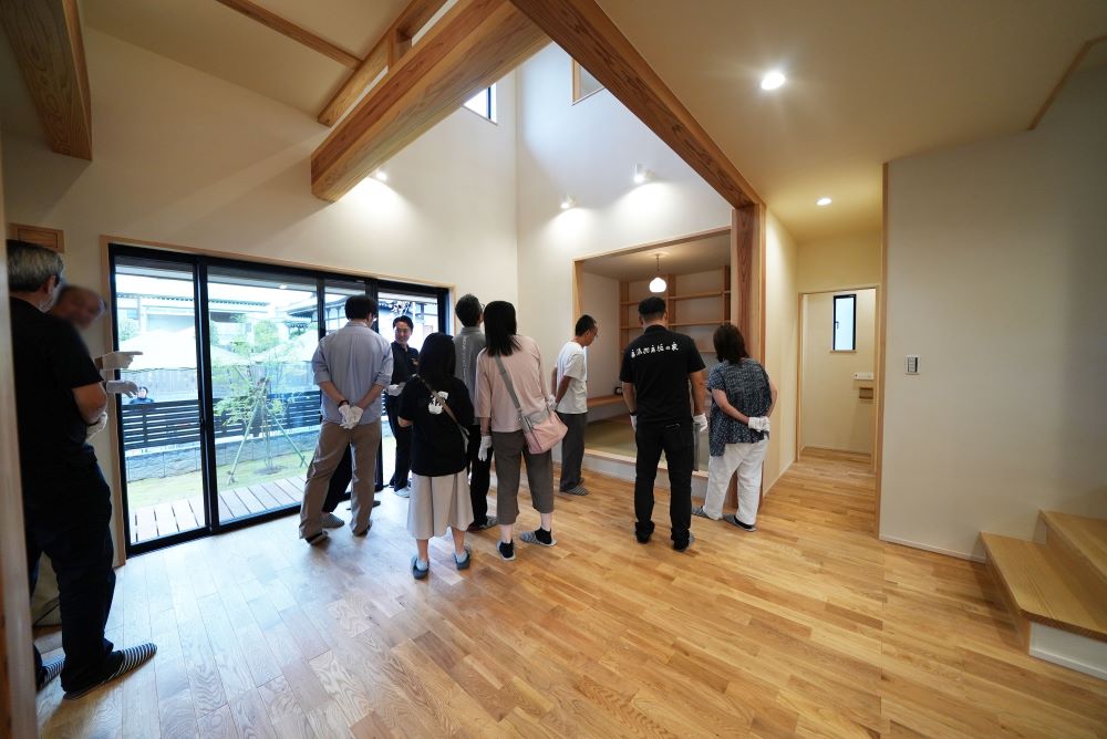 川口市完成見学会の様子